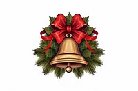 Christmas wreath christmas bell celebration. AI generated Image by rawpixel.
