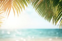 Summer background beach backgrounds sunlight. AI generated Image by rawpixel.
