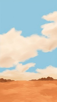 Desert backgrounds outdoors horizon. AI generated Image by rawpixel.