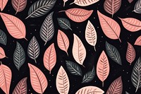 Pink leave pattern backgrounds texture. AI generated Image by rawpixel.