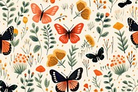 Butterfly pattern backgrounds animal. AI generated Image by rawpixel.