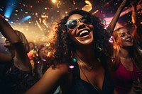 Party fun nightclub glasses. AI generated Image by rawpixel.