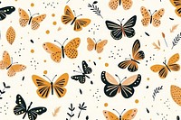 Butterfly pattern animal insect. AI generated Image by rawpixel.