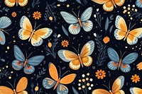 Butterfly pattern backgrounds invertebrate. AI generated Image by rawpixel.
