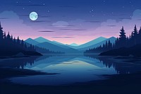 Lake background landscape astronomy outdoors. AI generated Image by rawpixel.