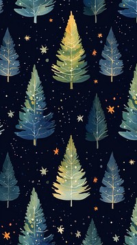 Christmas tree backgrounds pattern plant. AI generated Image by rawpixel.