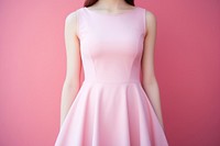 Dress fashion gown pink. AI generated Image by rawpixel.