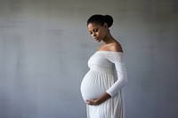 South African woman dress pregnant portrait. AI generated Image by rawpixel.