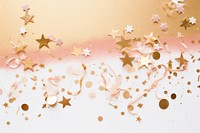 Gold backgrounds abstract confetti. AI generated Image by rawpixel.