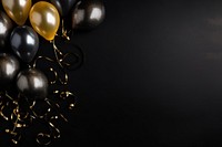 New year balloon party illuminated. AI generated Image by rawpixel.