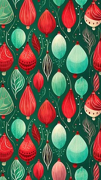 Christmas ornament pattern backgrounds green. AI generated Image by rawpixel.