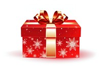 Red gift box celebration decoration letterbox. AI generated Image by rawpixel.