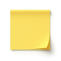 Yellow paper sticky note backgrounds white background simplicity. AI generated Image by rawpixel.