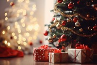 Christmas ornament gift tree. AI generated Image by rawpixel.