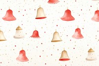 Christmas bell backgrounds pattern lampshade. AI generated Image by rawpixel.