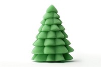 Christmas tree white background celebration decoration. 