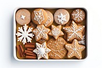 Cookie box gingerbread christmas dessert. 