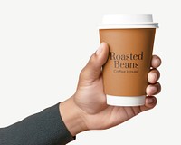 Paper coffee cup mockup psd