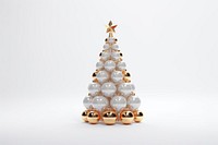 Cristmas tree christmas white gift. AI generated Image by rawpixel.
