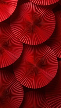 Chinese red paper fans backgrounds repetition decoration. 