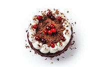 Christmas cake dessert cream food. AI generated Image by rawpixel.