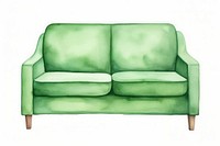 Sofa contemporary furniture armchair green. AI generated Image by rawpixel.