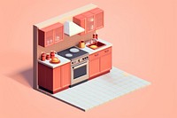 Kitchen appliance microwave cabinet. AI generated Image by rawpixel.