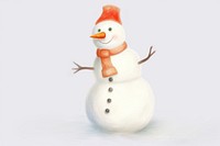 Snowman winter anthropomorphic representation. AI generated Image by rawpixel.