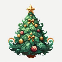 Cute christmas tree plant anticipation illuminated. AI generated Image by rawpixel.