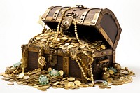 Treasure investment currency suitcase. AI generated Image by rawpixel.