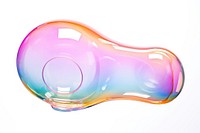 Bubble white background abstract rainbow. AI generated Image by rawpixel.