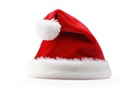 Santa hat white red white background. AI generated Image by rawpixel.