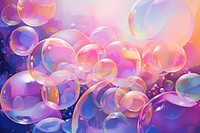 Soap bubbles backgrounds pattern purple. AI generated Image by rawpixel.