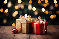 Gift christmas box red. AI generated Image by rawpixel.