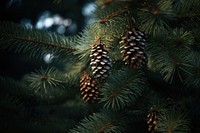 Pine tree backgrounds spruce plant. AI generated Image by rawpixel.