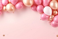Balloon backgrounds pink celebration. AI generated Image by rawpixel.