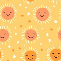 Sun pattern backgrounds face. AI generated Image by rawpixel.