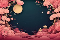 Chinese New Year outdoors nature flower. AI generated Image by rawpixel.
