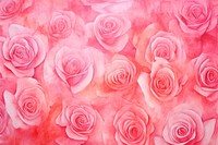 Rose pattern backgrounds textured painting. 