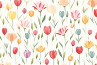 Tulip pattern backgrounds wallpaper. AI generated Image by rawpixel.