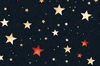 Vintage retro seamless pattern backgrounds night star. AI generated Image by rawpixel.