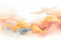 Chinese auspicious cloud backgrounds outdoors nature. AI generated Image by rawpixel.