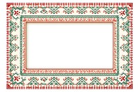 Christmas border frame backgrounds pattern white background. AI generated Image by rawpixel.