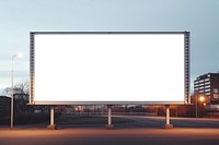 White billboard light advertisement architecture. AI generated Image by rawpixel.