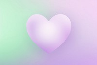 Heart shape backgrounds purple green. AI generated Image by rawpixel.