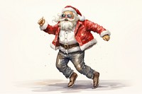 Santa dancing footwear celebration accessories. AI generated Image by rawpixel.