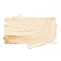 Flat pale Beige paint brushstroke backgrounds paper white background. AI generated Image by rawpixel.