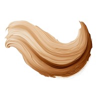 Flat pale brown paint brushstroke wood white background abstract. AI generated Image by rawpixel.