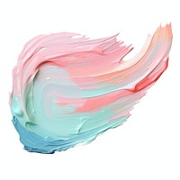 Flat pale pastel paint brushstroke white background creativity abstract. AI generated Image by rawpixel.