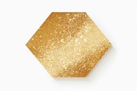 Hexagon glitter gold backgrounds. AI generated Image by rawpixel.
